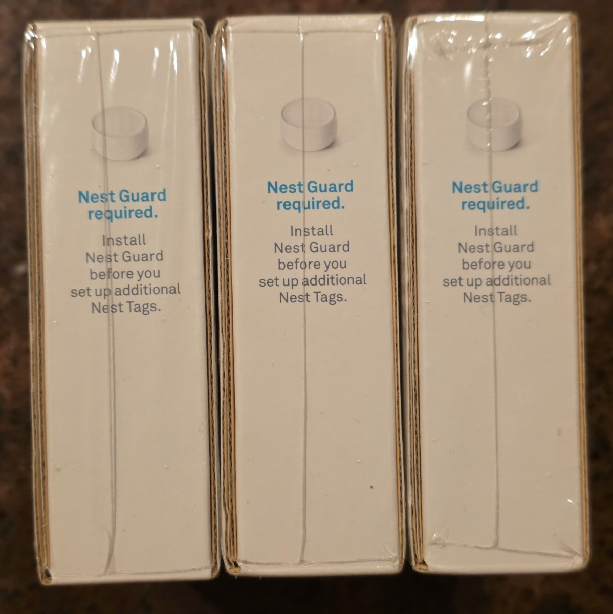 Lot of 3 Google Nest Tags H13000ES White Sealed