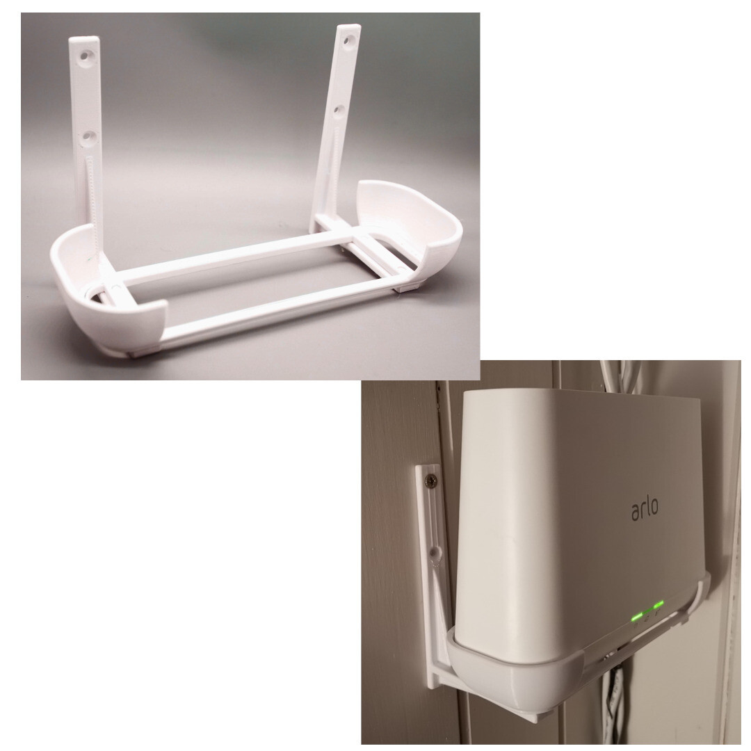 Wall Mount Brackets for NetGear Arlo Pro Base Station VMB4000