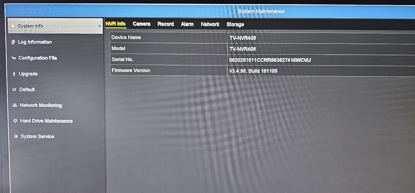 Trendnet TV-NVR408 8 Channel 4K UHD PoE+ NVR with Screws and SATA cables
