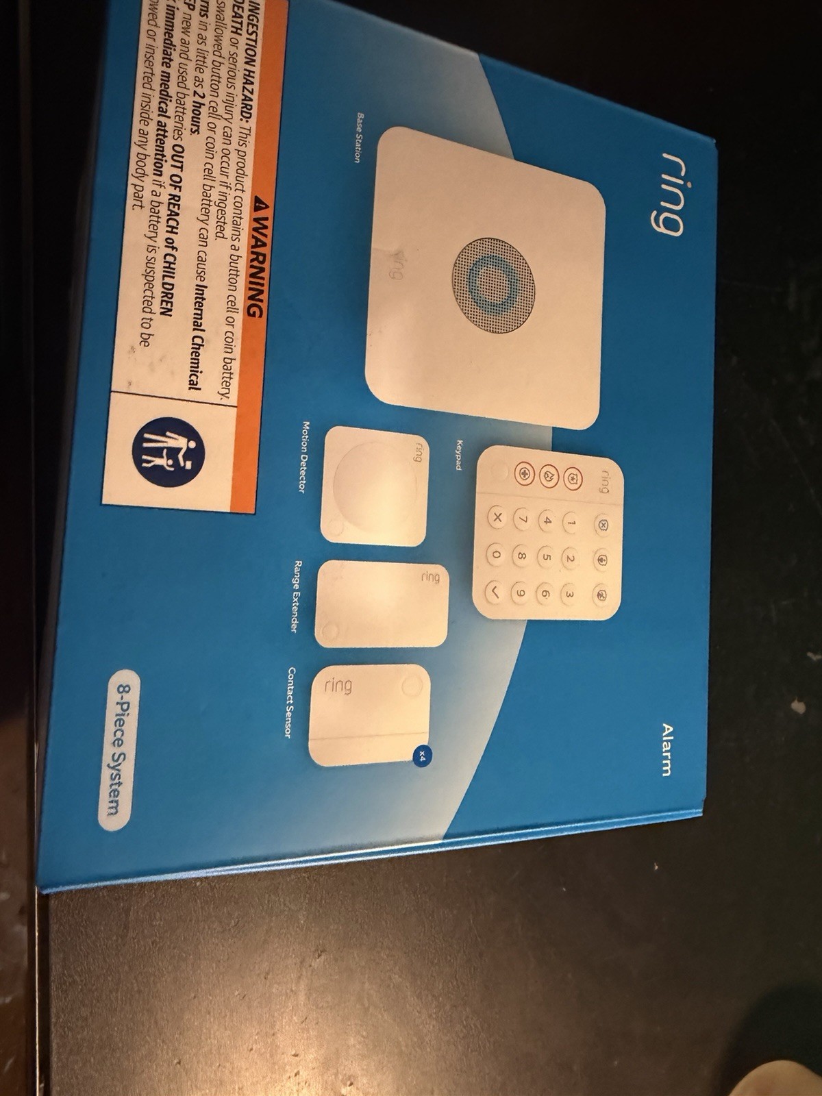 Ring Alarm 5-Piece Home Security Kit White – New In Box Sealed !