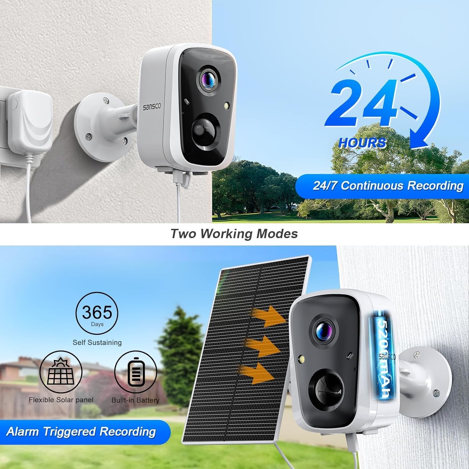 4MP WIFI 2K Solar Wireless CCTV Camera System 10CH 10″ Monitor NVR Audio 128GB