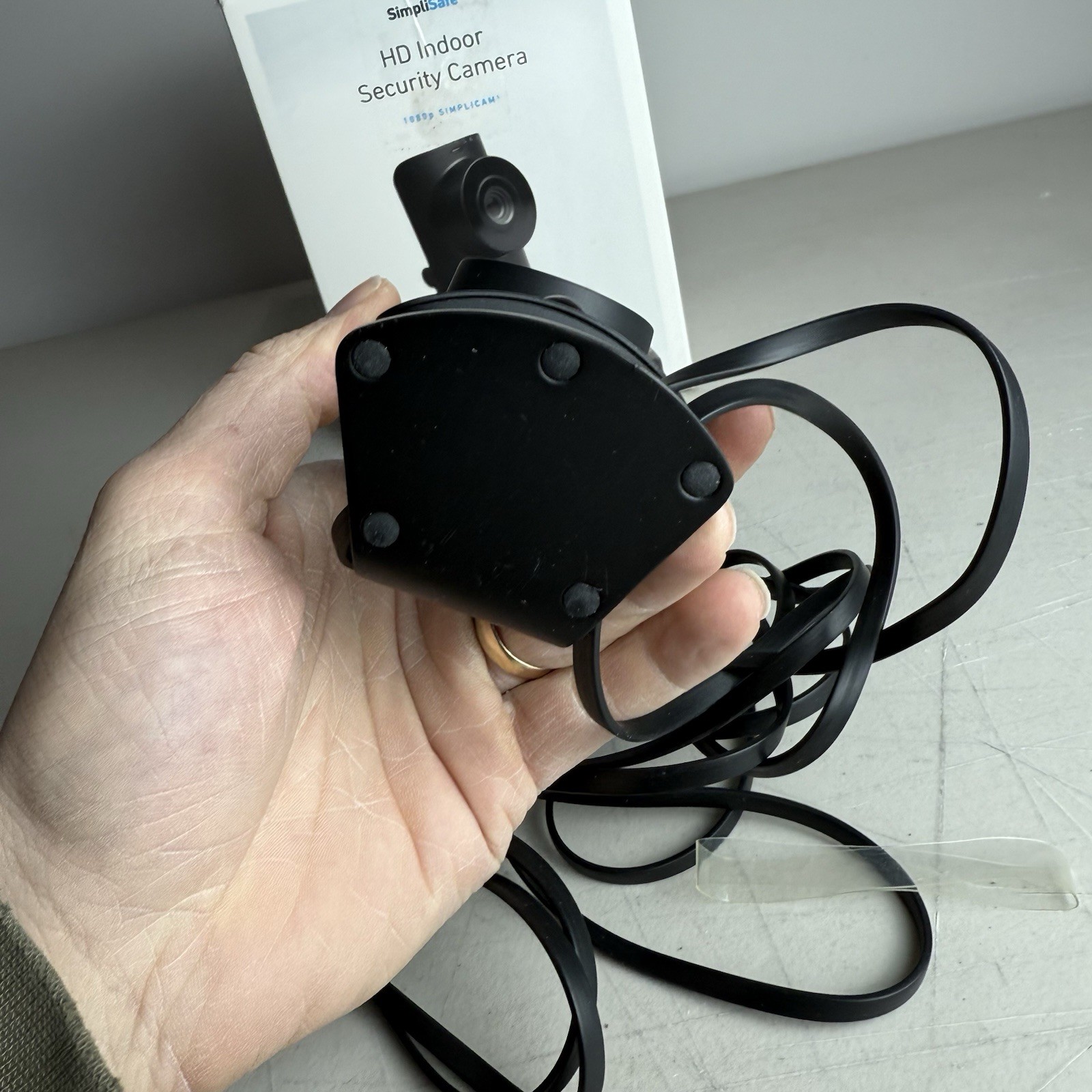 SimpliSafe Simplicam Security HD Camera SSCM1 Black | Open Box