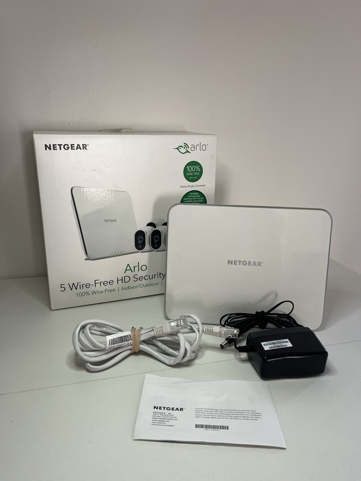 ☑️ NETGEAR Arlo Smart Home Security Base Station VMB3000 w/ Power Supply?