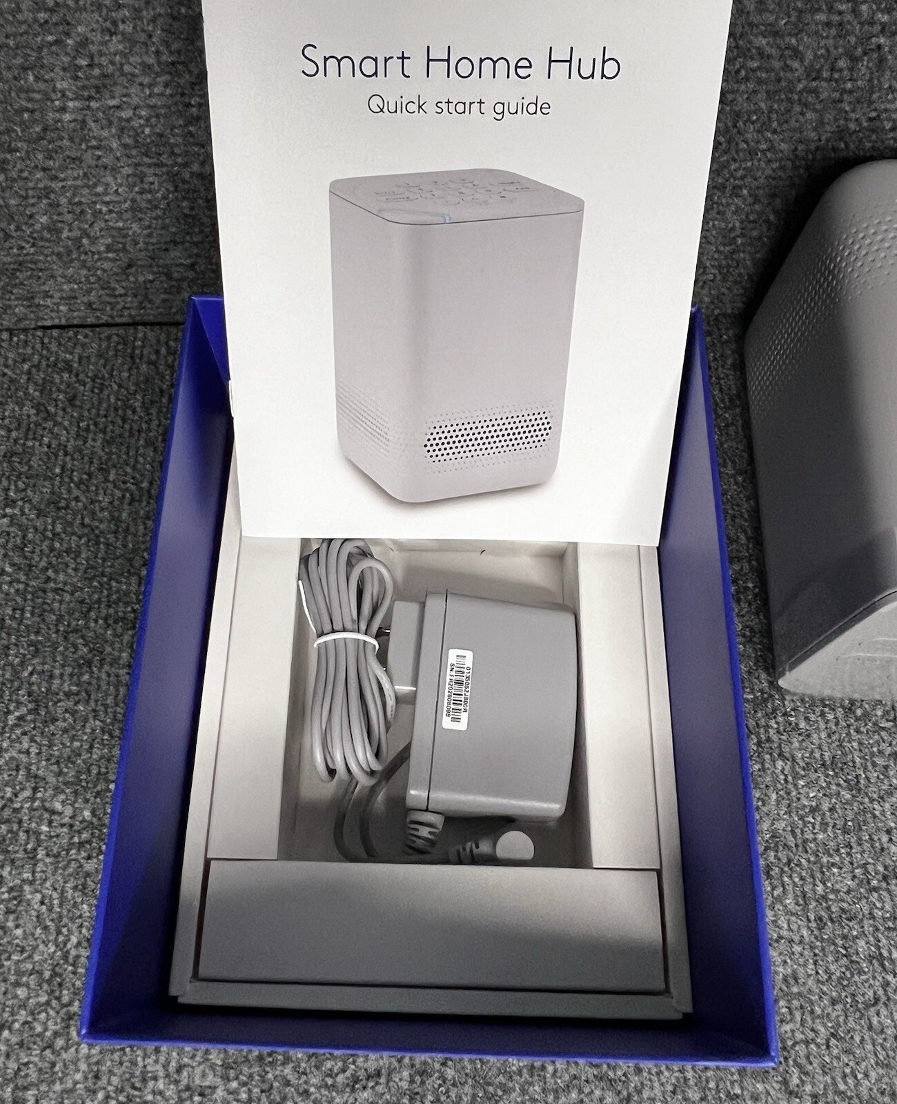 New Blue By ADT Smart Home Hub S40LR0-01 Pearl Gray