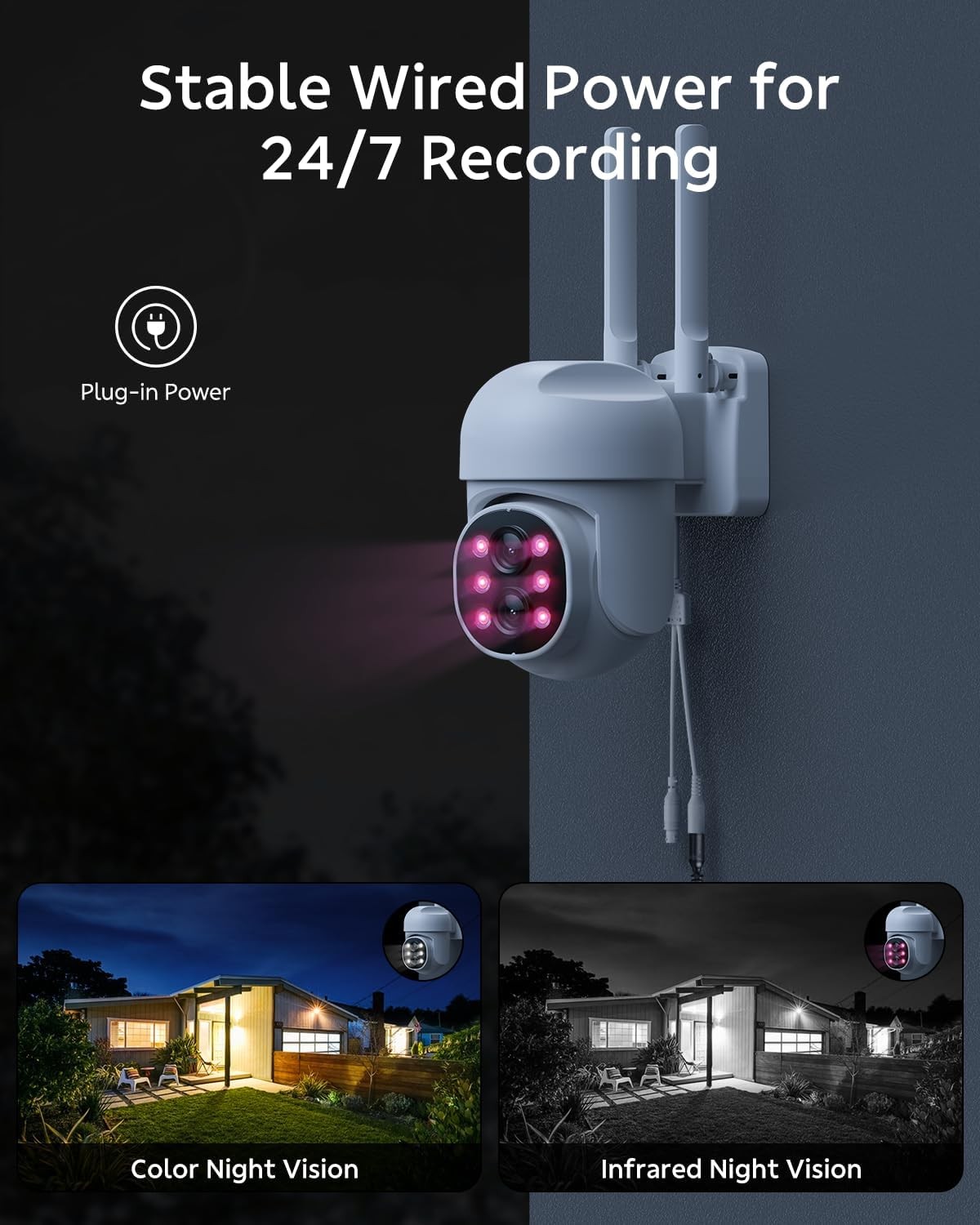 10CH HDD NVR 4MP Outdoor Wireless Security Camera System WIFI CCTV Night Vision