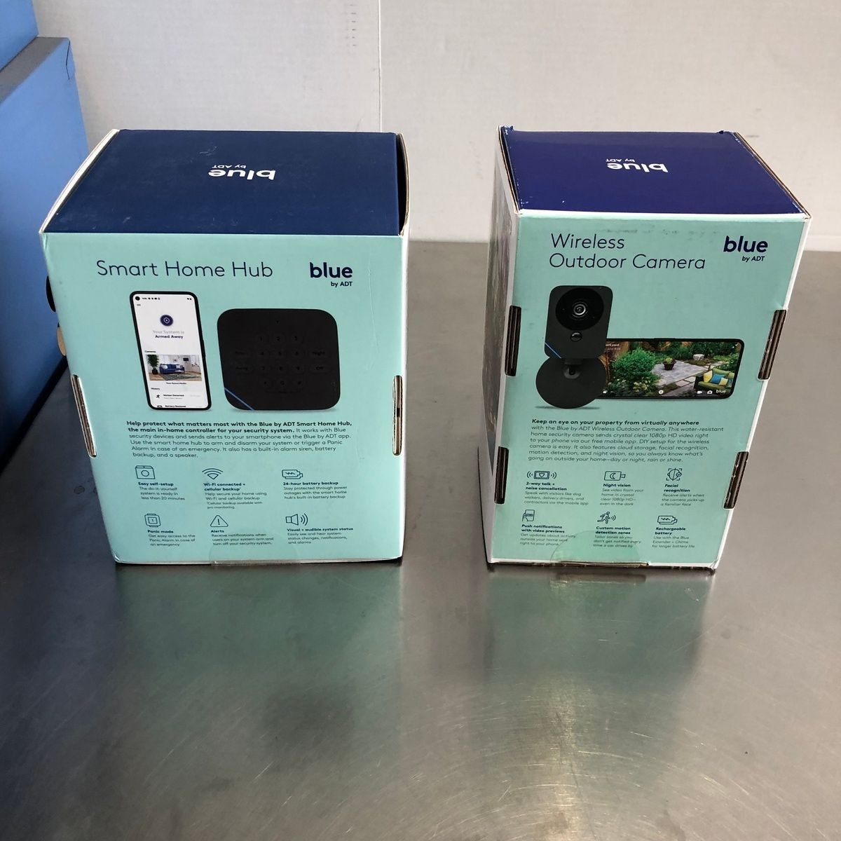 Blue by ADT Smart Home Hub & Wireless Outdoor Camera – See Photos