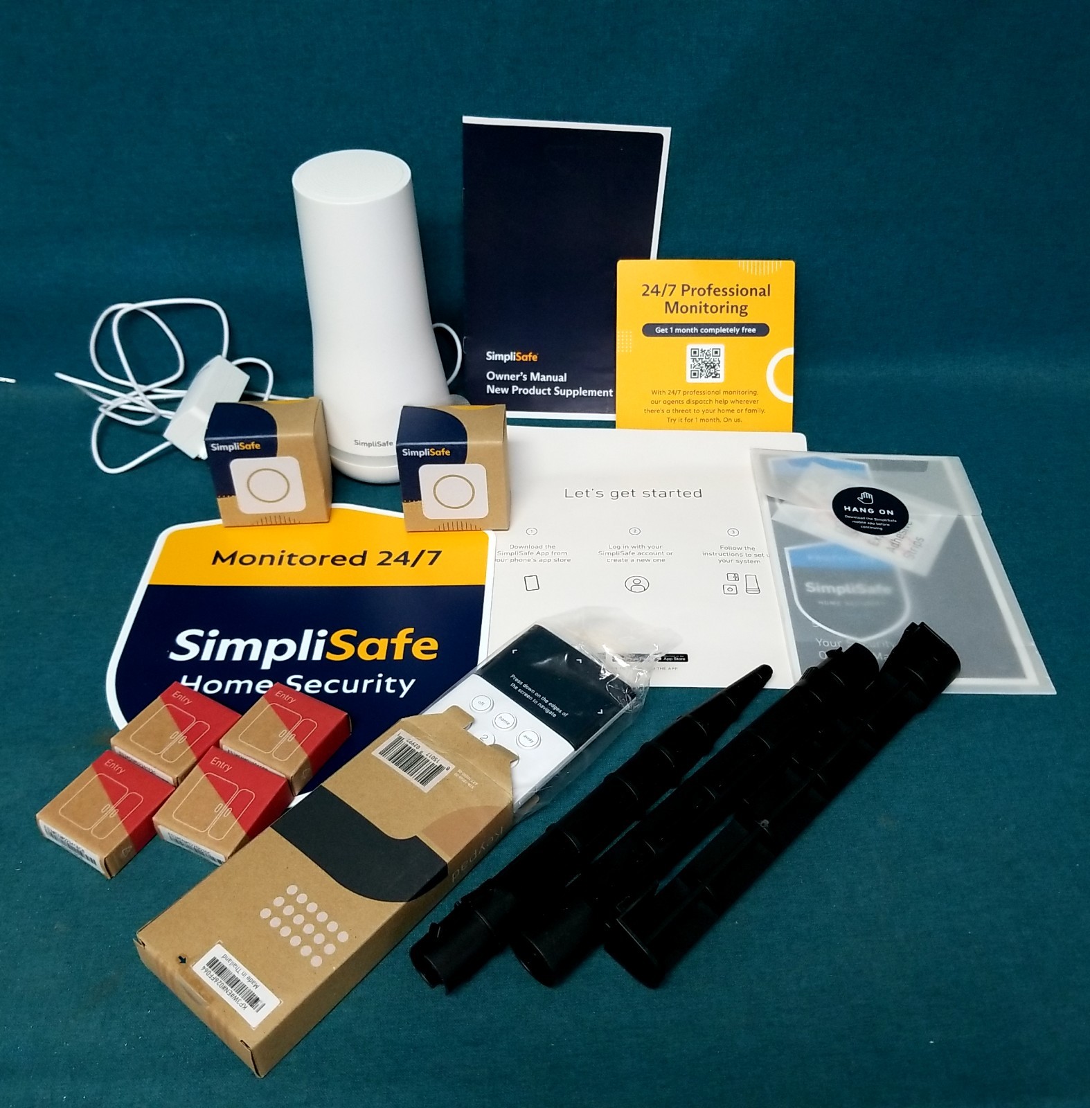 SimpliSafe Wireless Home Security System Set Untested