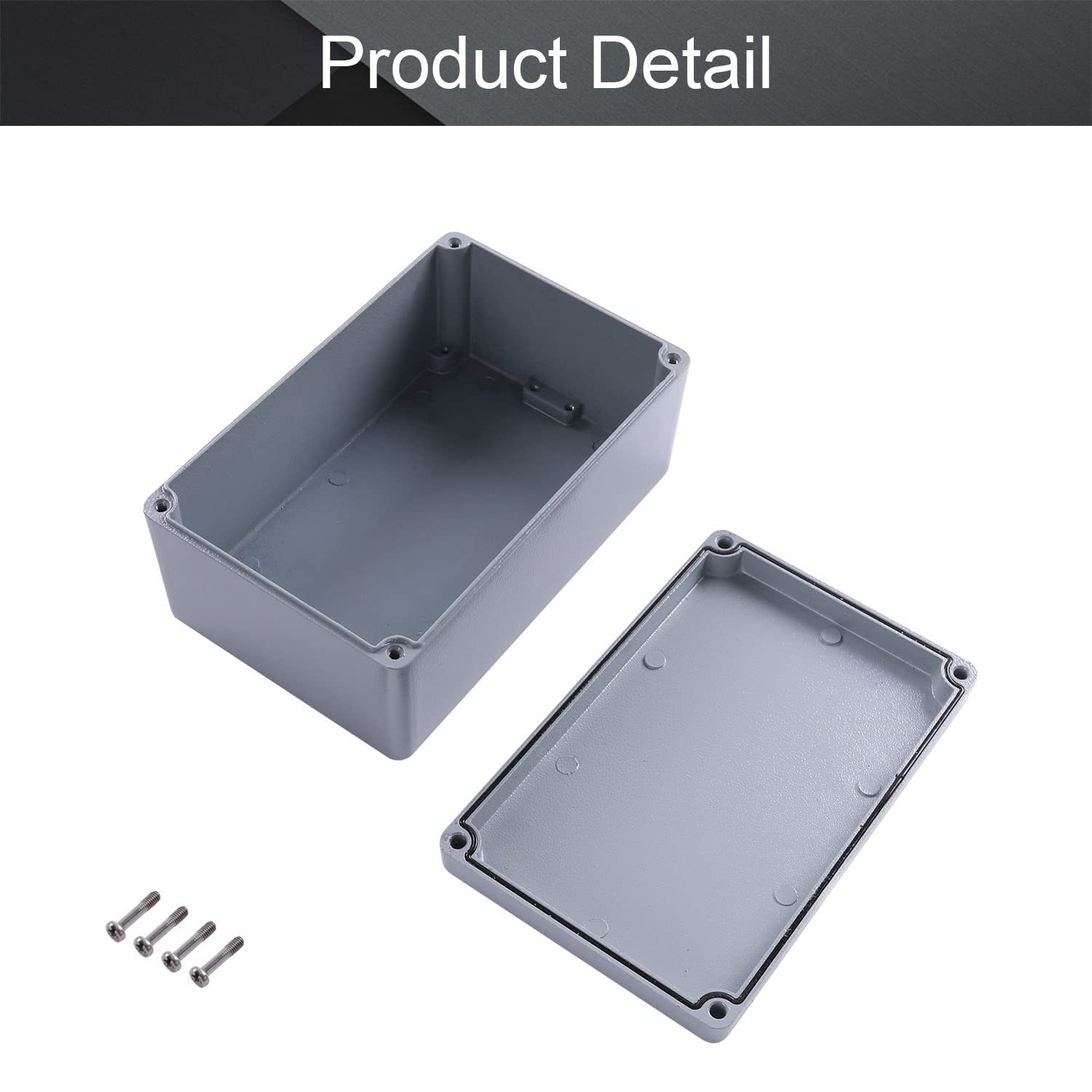 Fielect 7.40" x 4.72" x 3.07", 188x120x78mm(L*W*H) Aluminum