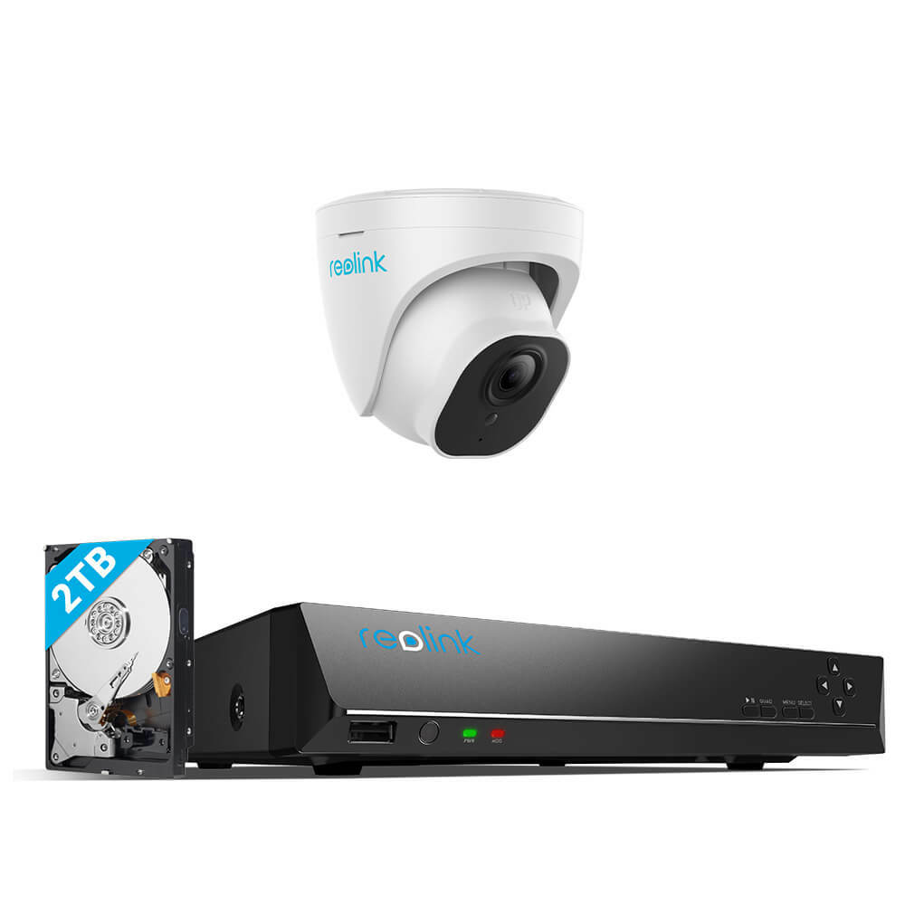 Reolink 8CH RLN8-410 2TB NVR 5MP Outdoor Wired PoE Security Camera System