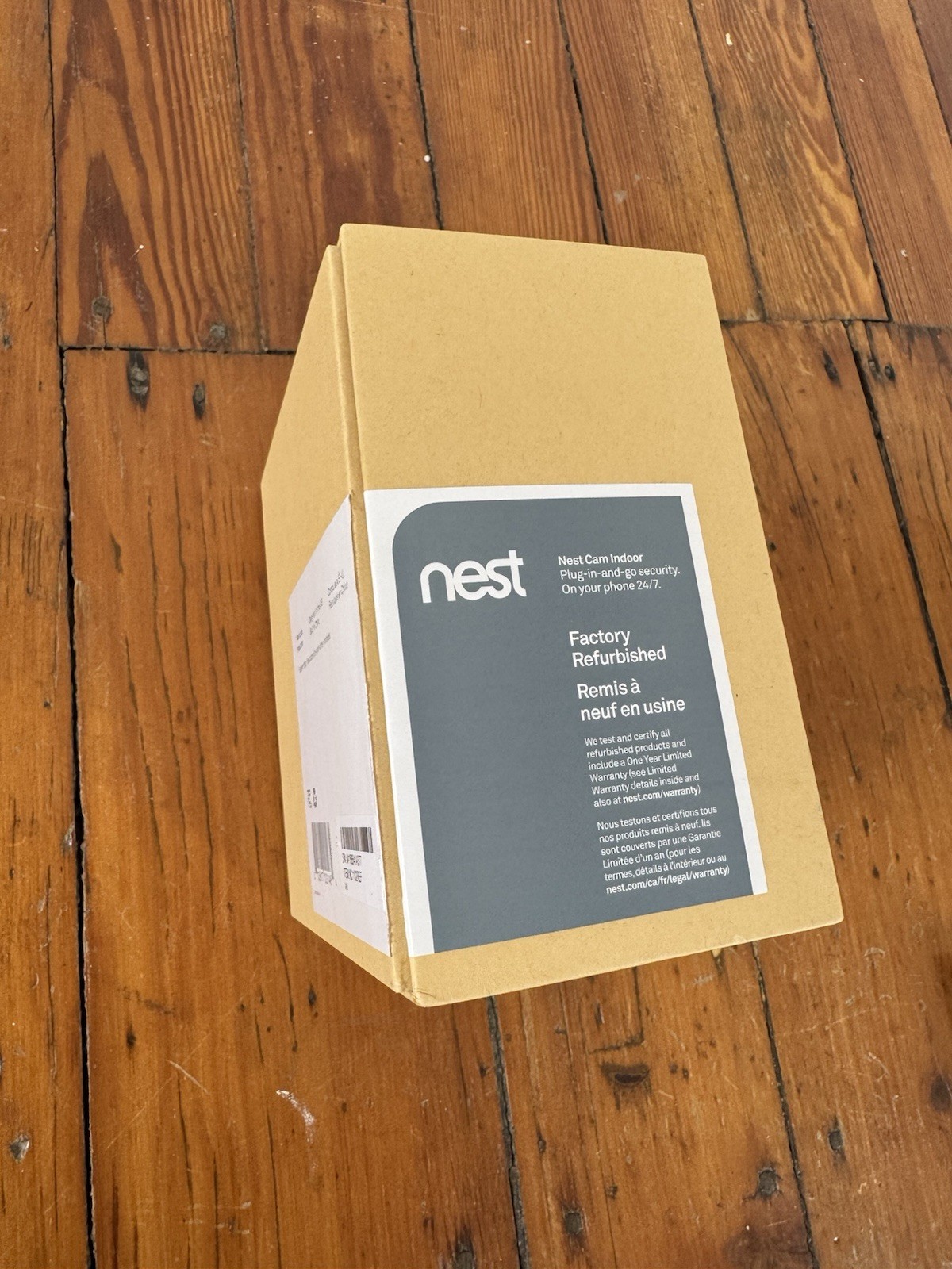Google Nest Cam Indoor (1st Gen) Wired Security Camera – Black (Open Box)