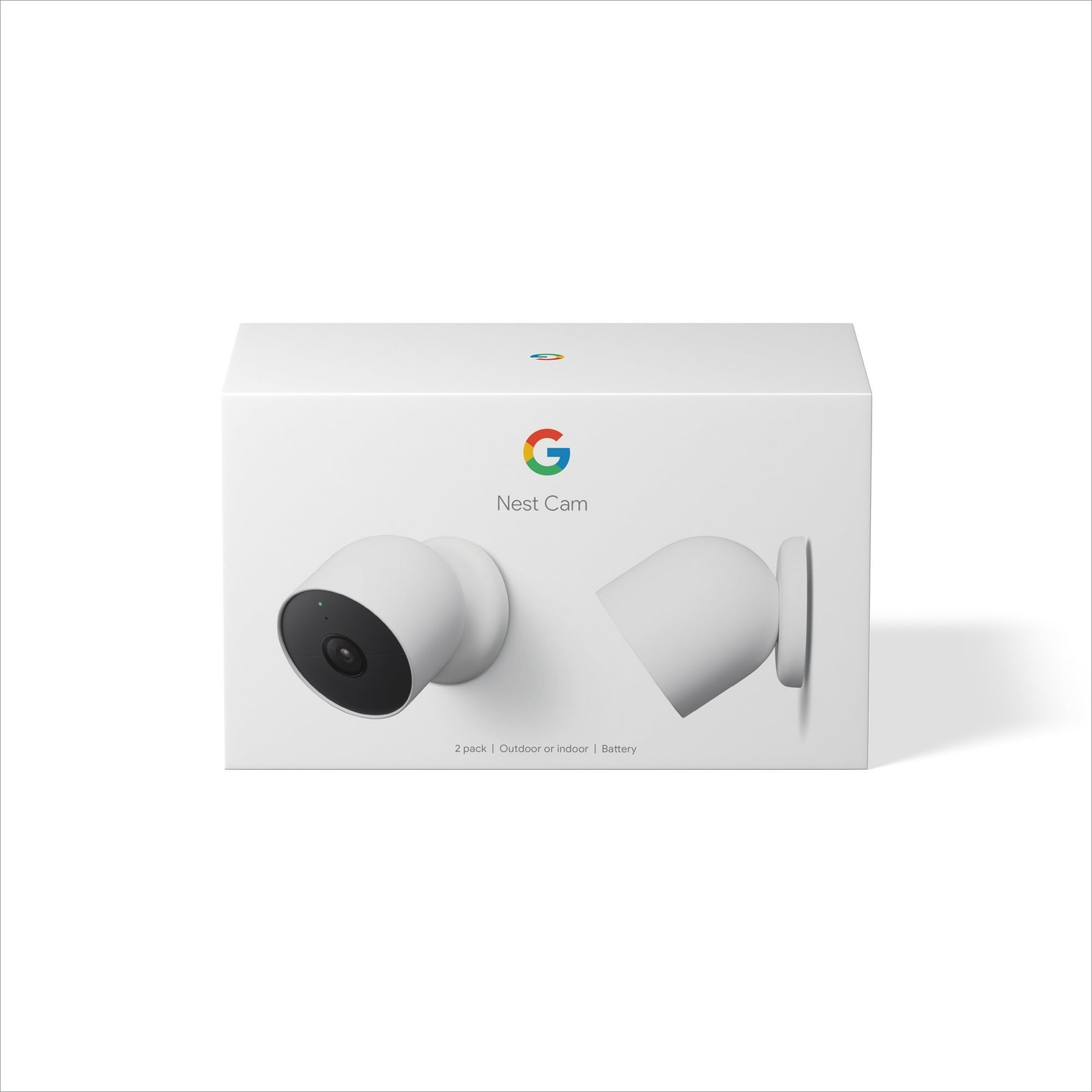 Google Nest Cam 2 pack, Outdoor and Indoor, Battery, G3AL9, New in Box