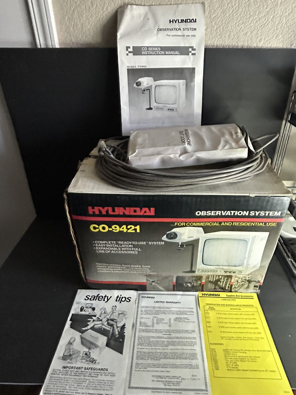 Hyundai Observation System CO-9421 Home Commercial Security Monitor Camera READ