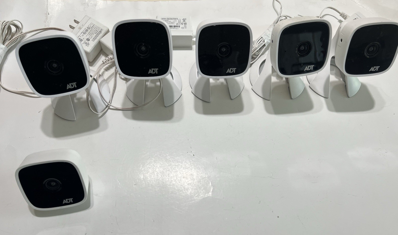ADT Wireless Indoor Day/Night HD RC845 + RC8326 Pulse and Command Cameras 9 Lot