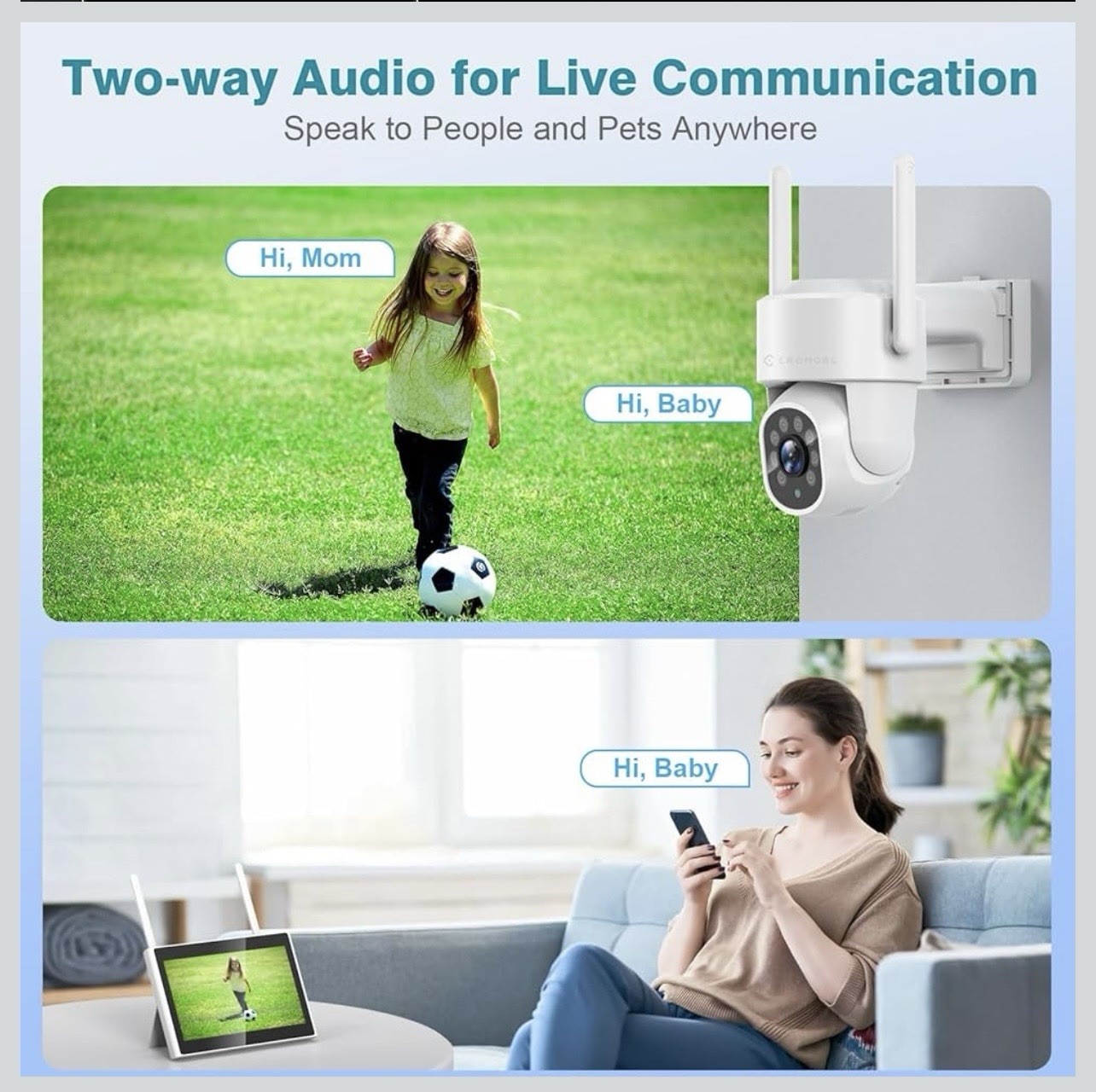 10CH 1TB HDD Monitor with Cameras 5MP Wired Security Camera System Wireless Kit