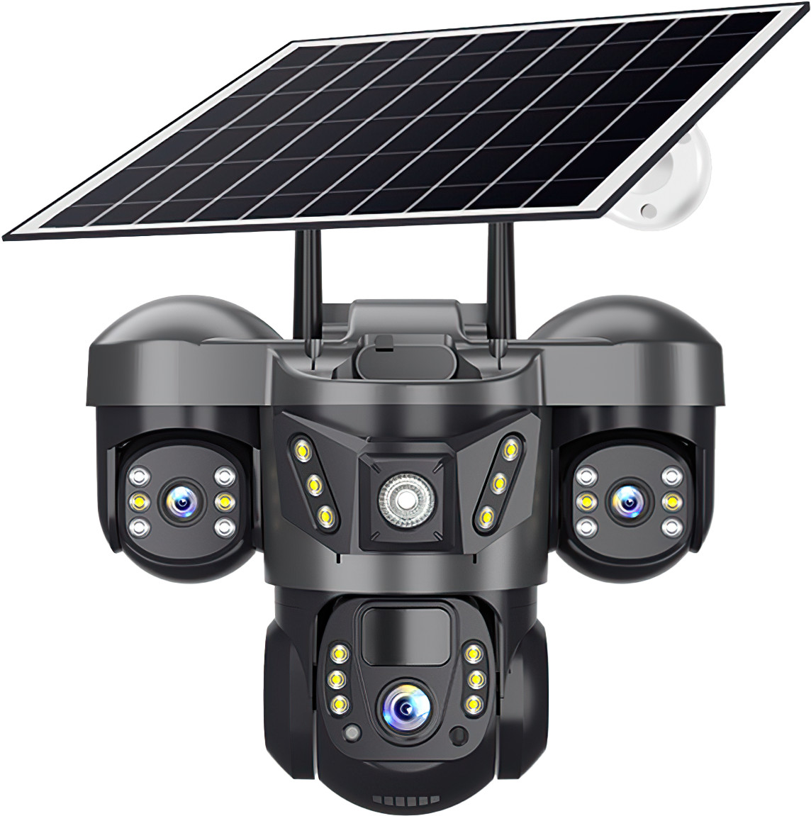 12MP Camara De Seguridad Solar Inalambricas Para Exterior Con Vision Nocturna HD