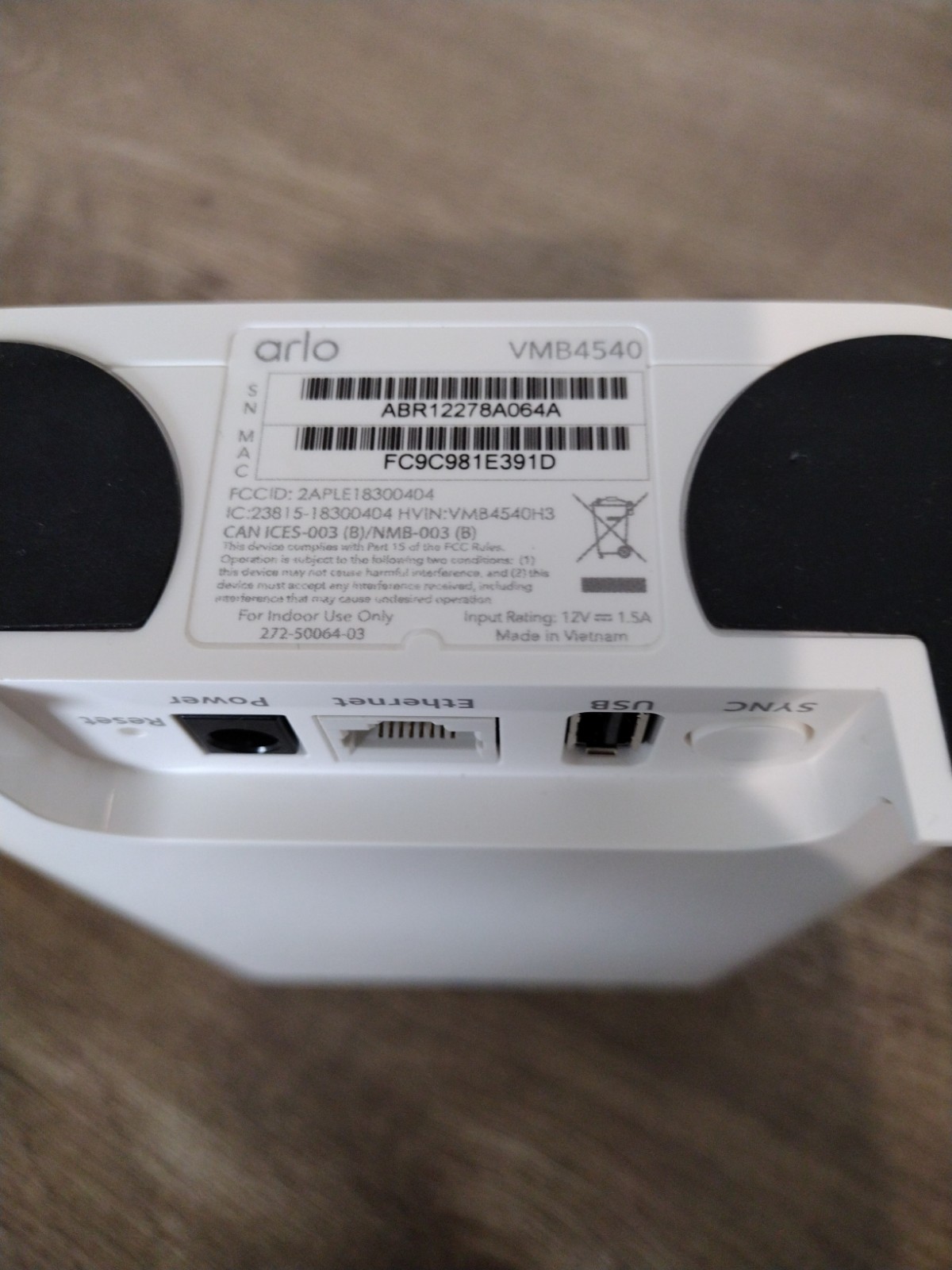 NETGEAR Arlo VMB4540 Smart Hub Base Station Only – New Condition
