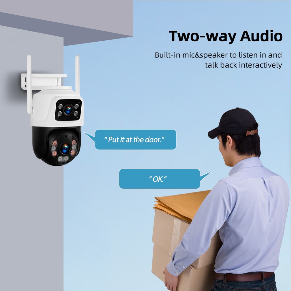 H.265+ Smart IP Camera Kit 6MP WiFi 8CH NVR Night Vision Home Outdoor Protection