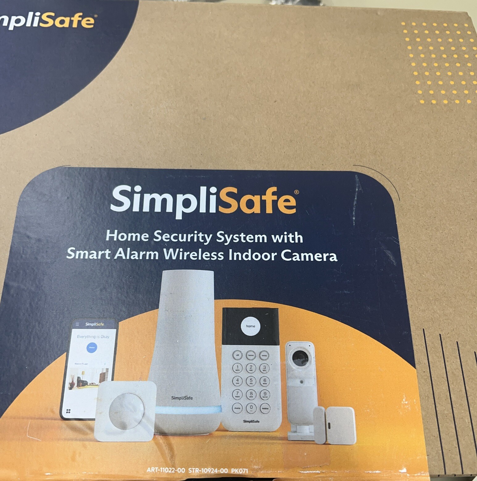OPEN BOX SimpliSafe Home Security System, Indoor And Outdoor Cameras 8 Piece Kit