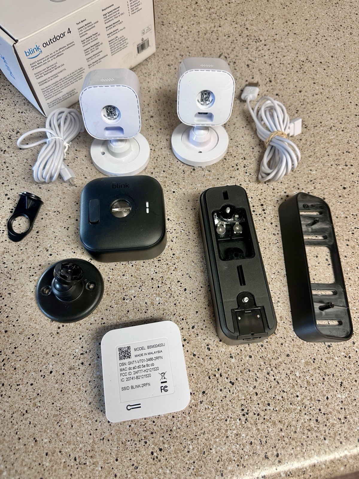 Blink Outdoor, Indoor Camera Doorbell System w/ Sync Module 2