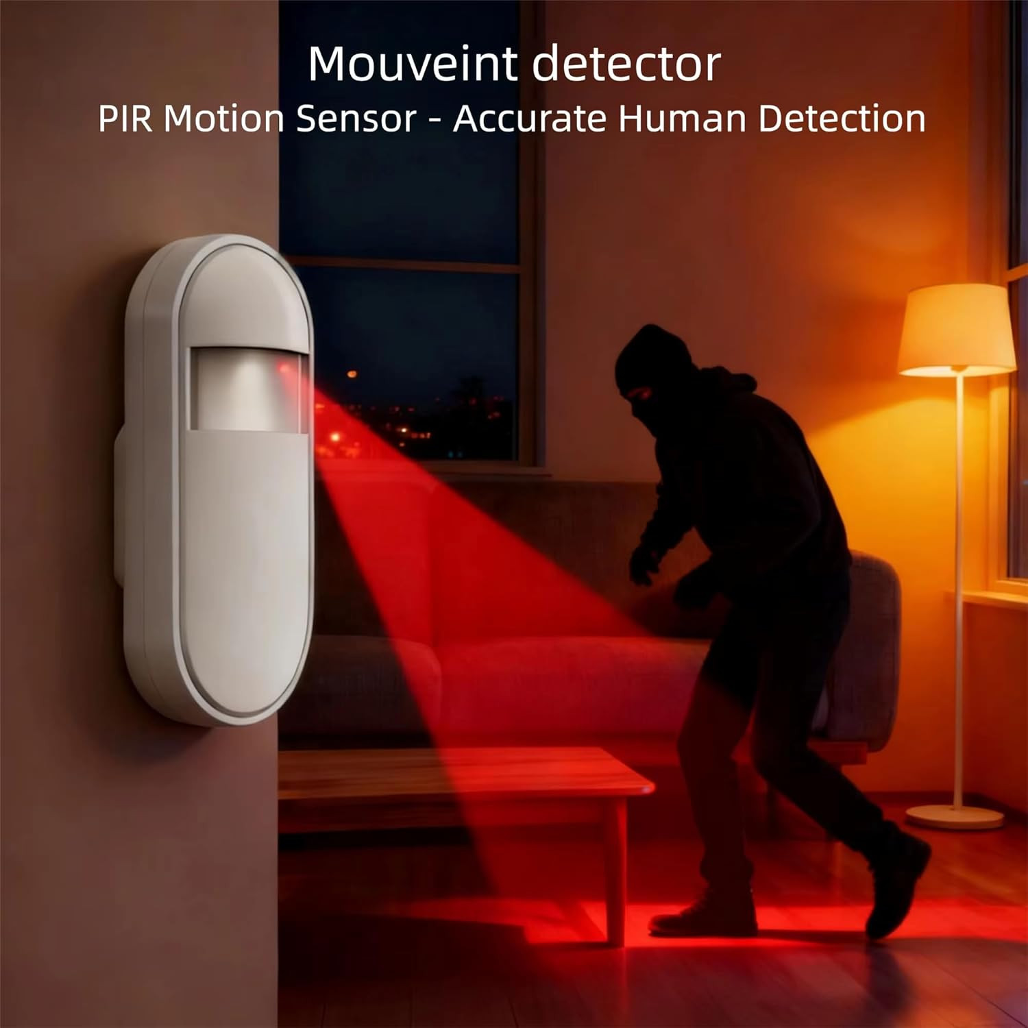 Wireless Home Security System, 4G/Gsm/Wi-Fi Smart Alarm Kit, Compatible with Ale