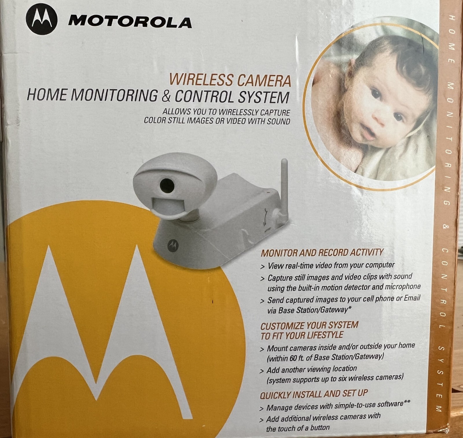 Motorola HMWL-1010 Home Monitoring & Control System Wireless Camera