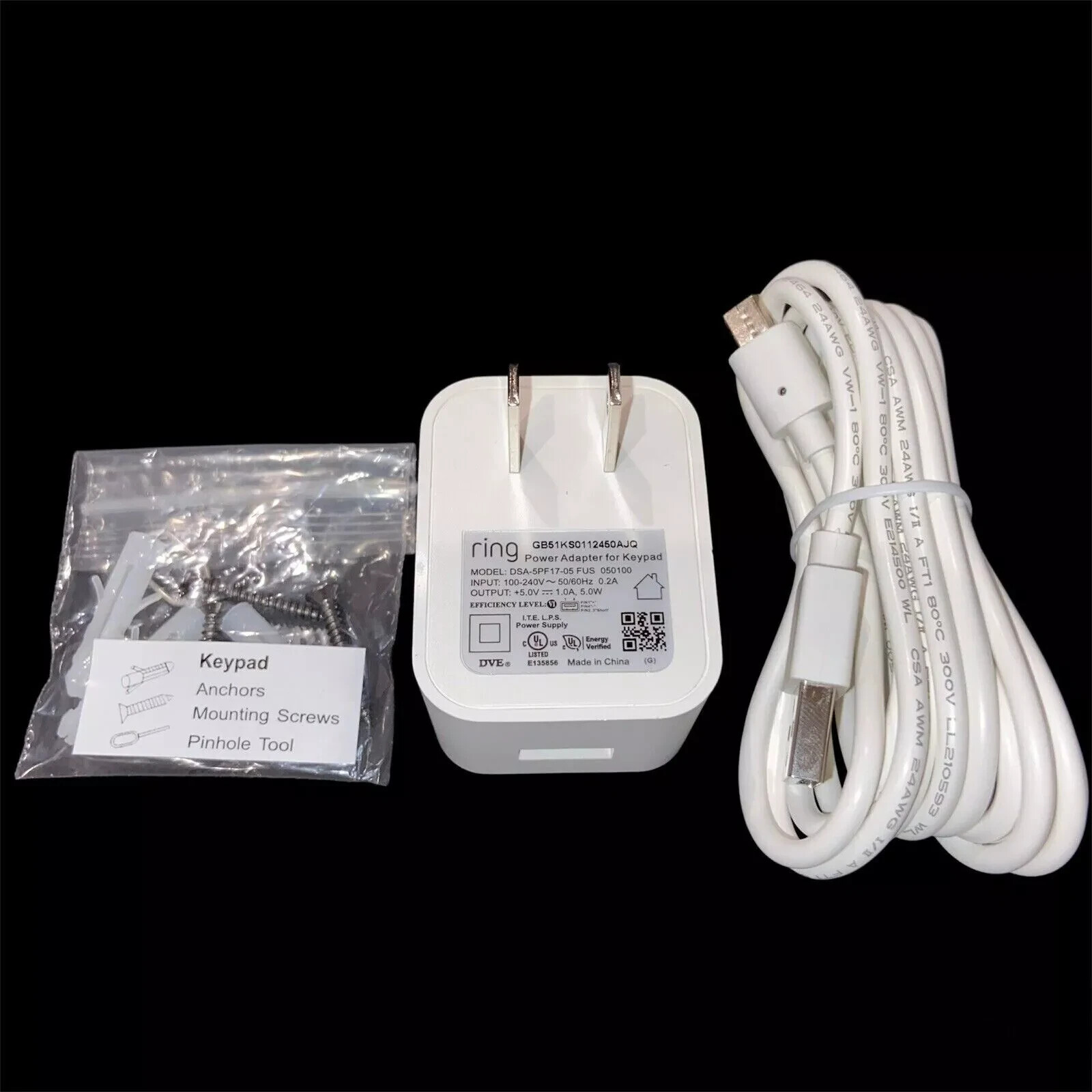 New-UNOPENED-Ring Security 10 Piece Kit, Sensors, Battery Doorbell Plus + Camera