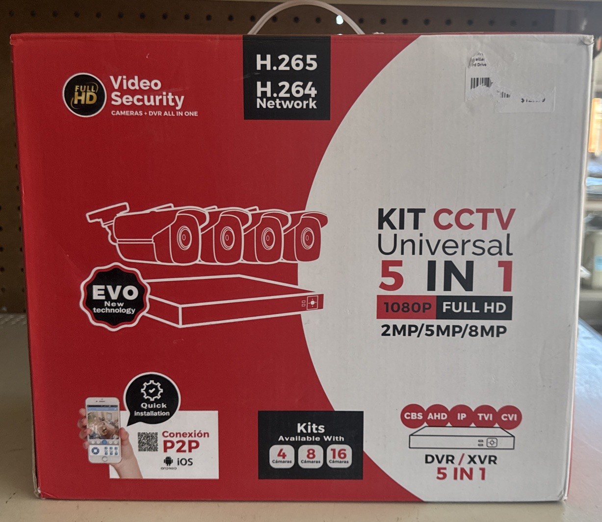 CCTV KIT Universal 5 In 1 1080p Full HD Video Security