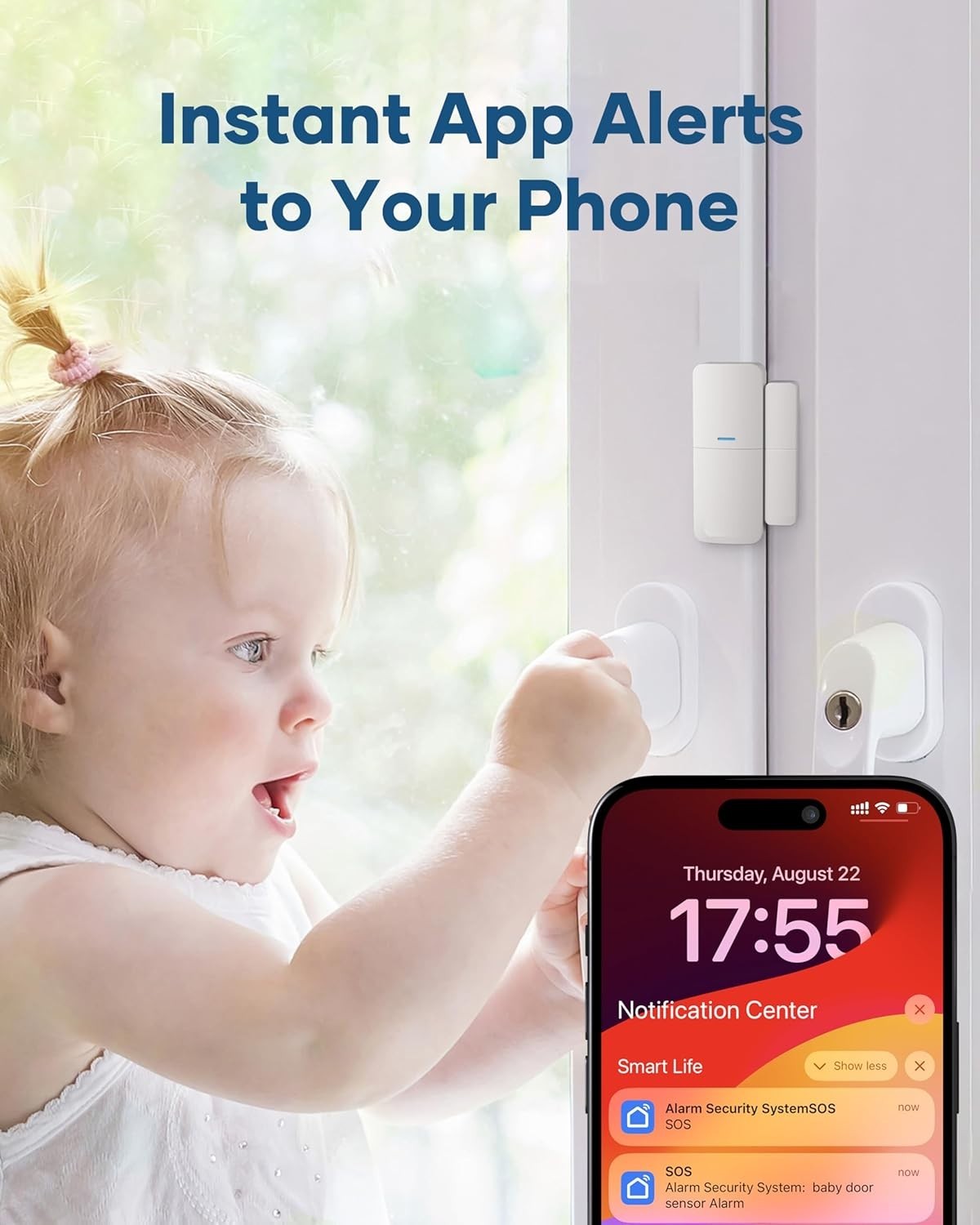 15-Piece Wireless Home Alarm System – Smart WiFi Security Kit with App Control