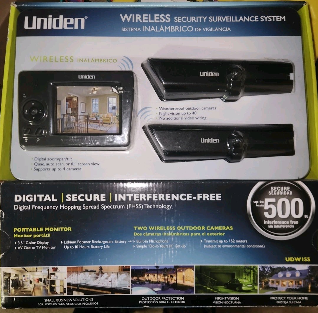 Uniden Wireless Security Surveillance System UDW155