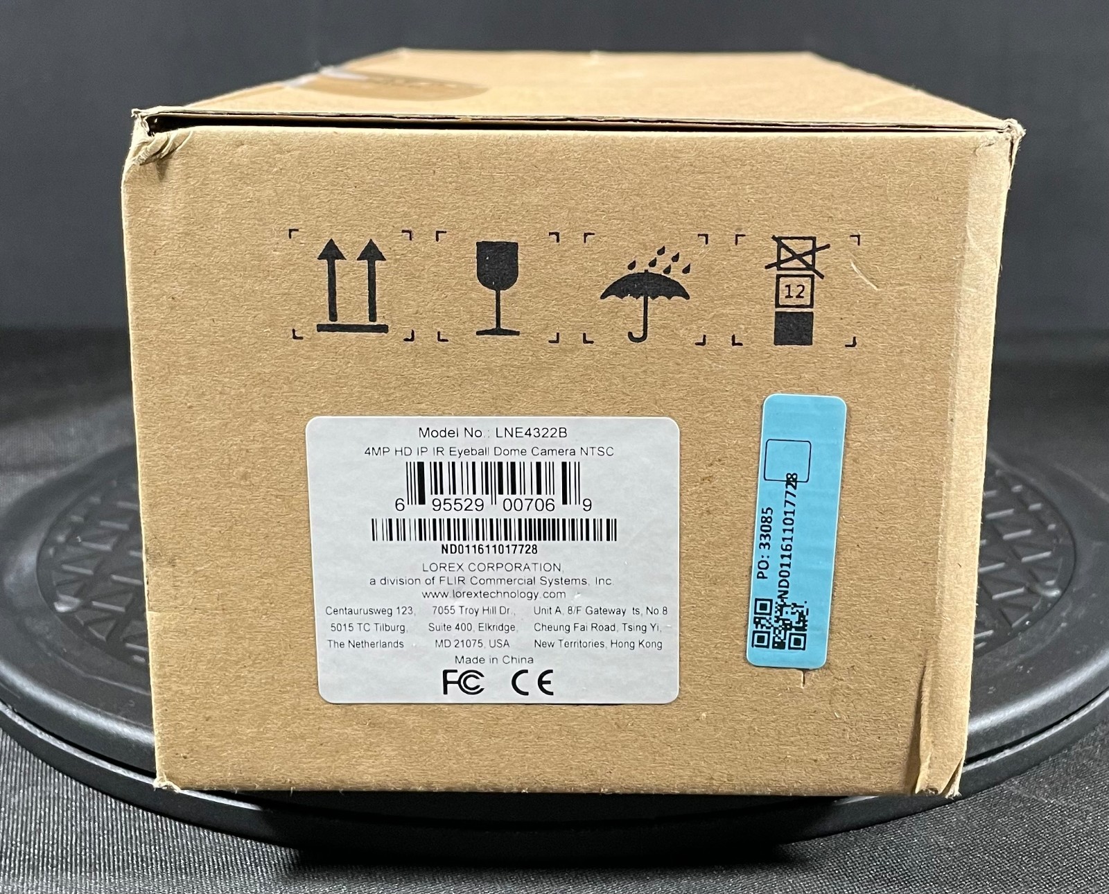 NEW Lorex LNE4322B 4MP HD IP Dome Camera with Color Night Vision-Same Day Ship