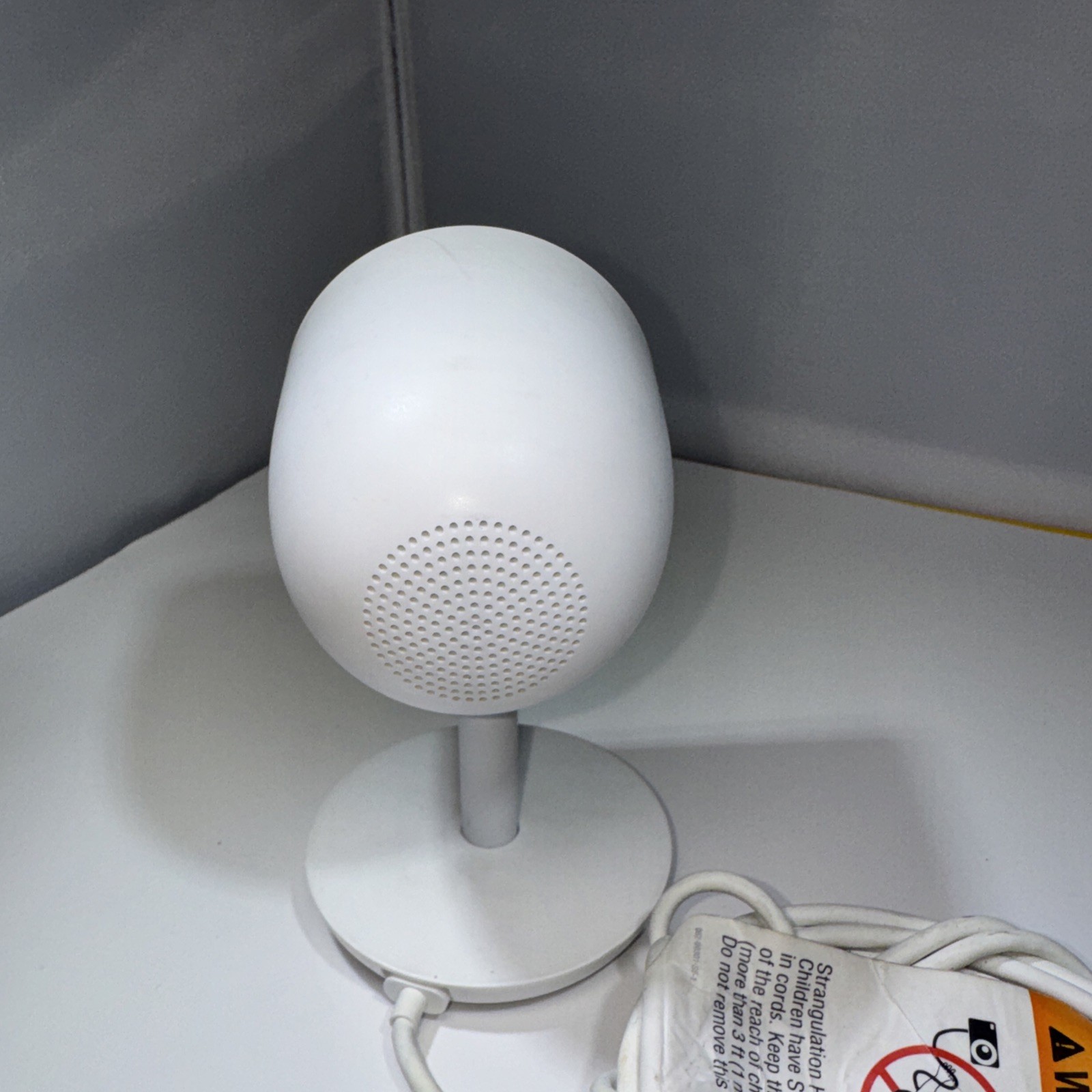 Google Nest Cam IQ A0053 White Wi-Fi 1080p Live Streaming Home Security Camera