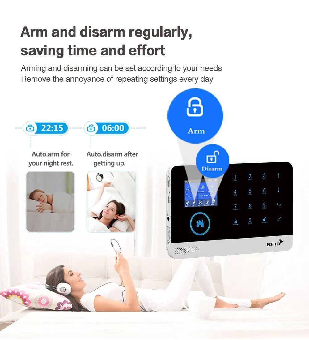 2.4G Wifi / 4G GSM Smart Home Wireless Siren Tuya Security Alarm System Camera