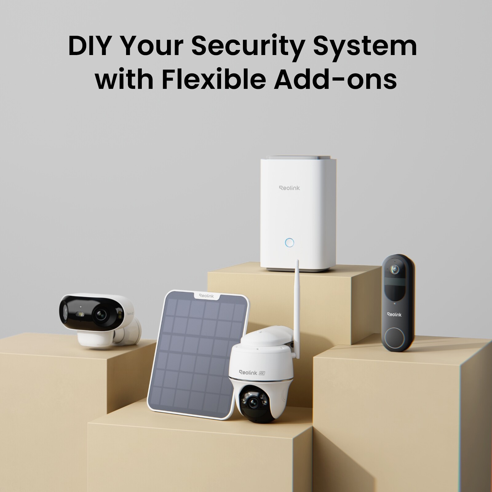 Reolink Home Hub 4K Solar Wireless Security Camera Argus PT Ultra with Solar
