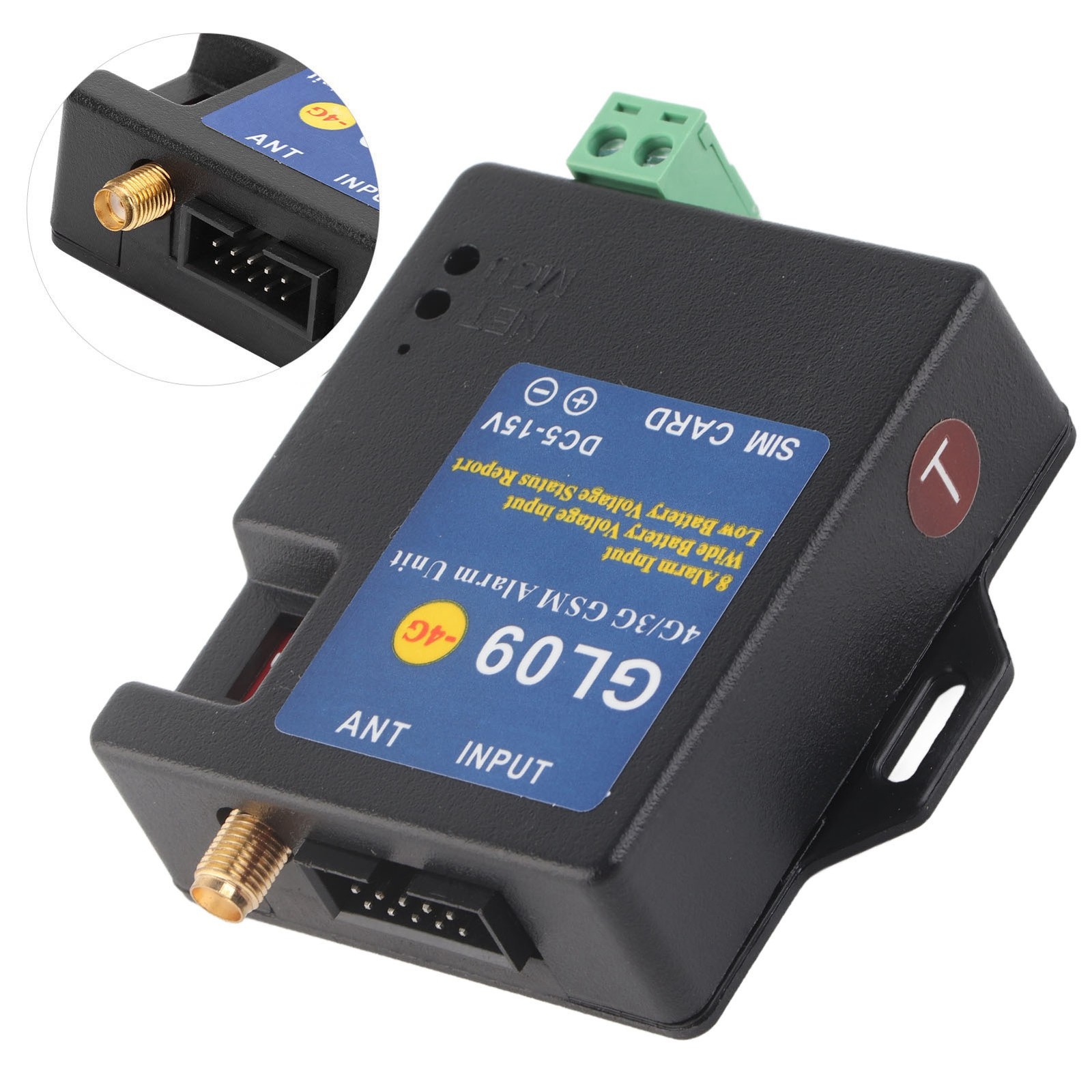 4G/3G/GSM Alarm Security System Alert Module 8‑Channel Input Low Consumption For