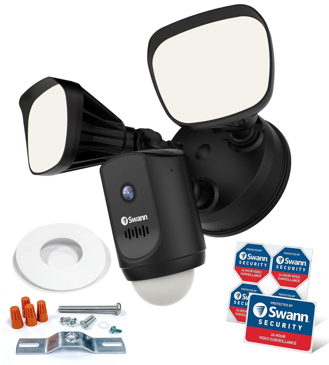 Swann Wi-Fi 1080p Waterproof Motion Activated 1 Count (Pack of 1), Black