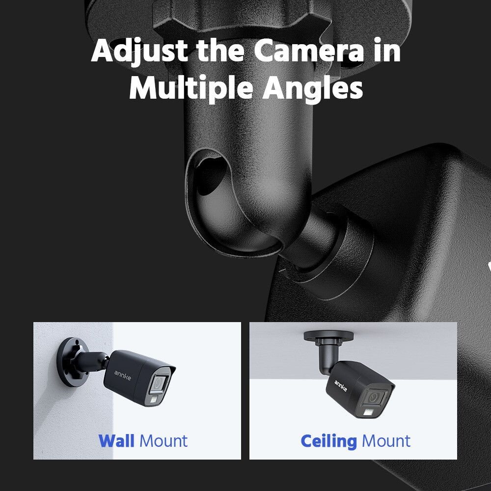 ANNKE 5MP Home Security Camera Outdoor EXIR Night Vision Motion Digital WDR