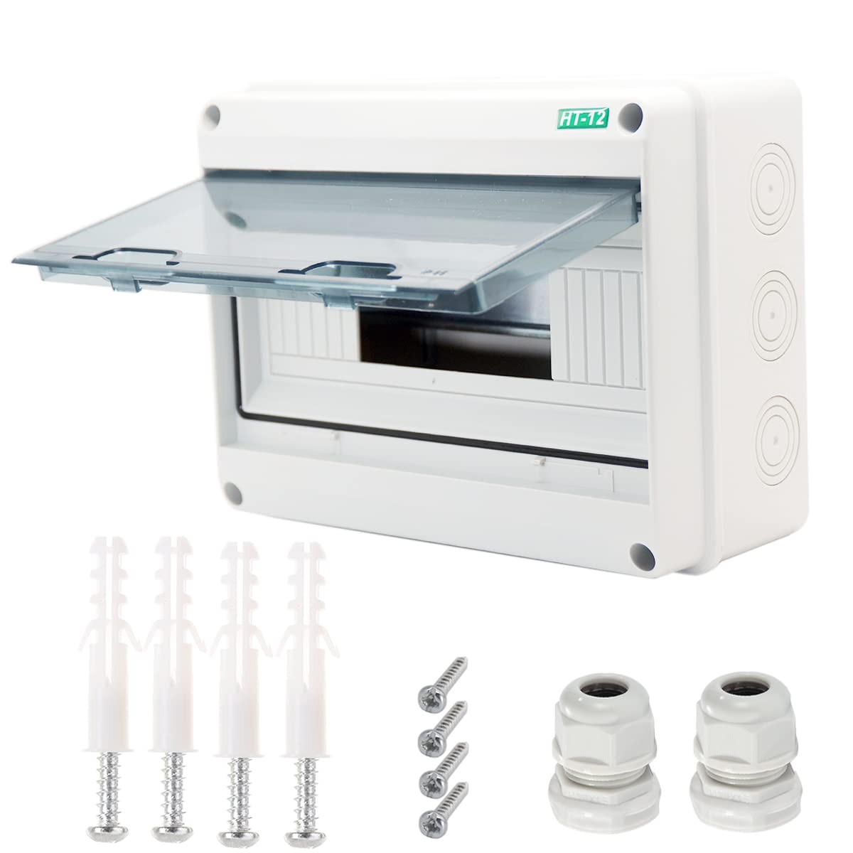 Breaker Box Distribution Protection Box, IP65 Clear Cover Electrical Box,…