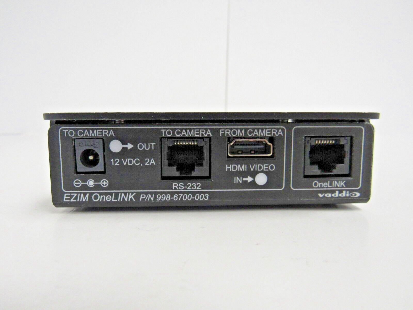 Vaddio 998-6700-003 EZIM OneLink Camera Interface NO AC Adapter