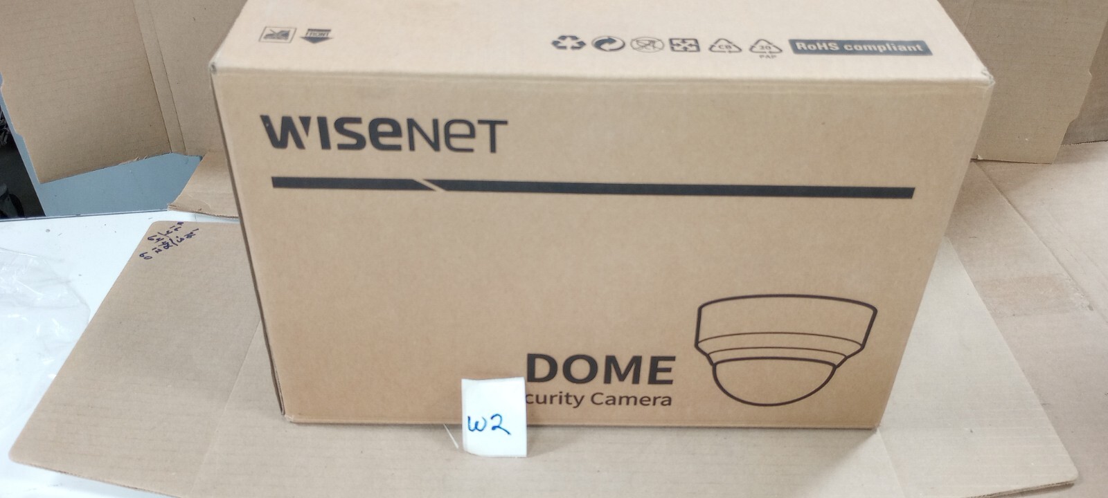 WiseNet used DEMO PNF-9010RN 12mp Fisheye IP Camera Hanwha Techwin