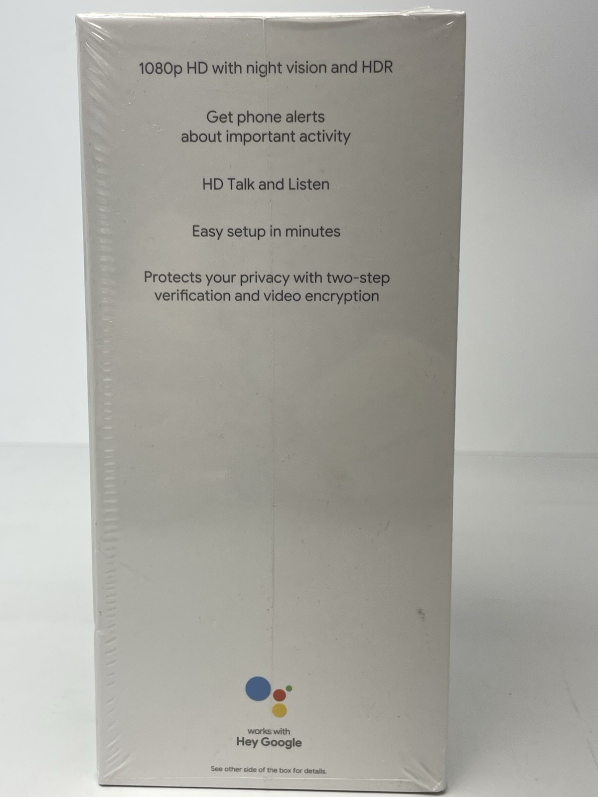 Google Nest Cam 2nd Gen GJQ9T Indoor Wired Security Camera Snow White New
