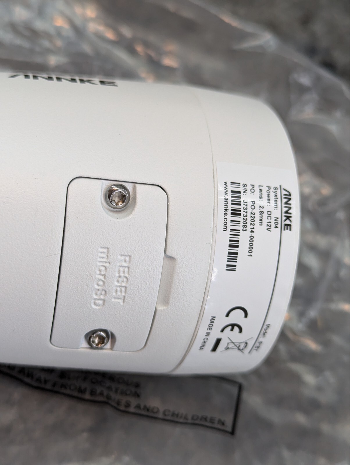 ANNKE 4K 8MP PoE Security IP Camera Human/Vehicle Detection Two Way Audio H.265+