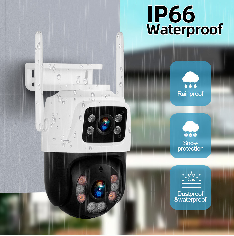 KERUI Security Camera System Outdoor Wireless Audio Wi-Fi Home CCTV 6MP 8CH NVR
