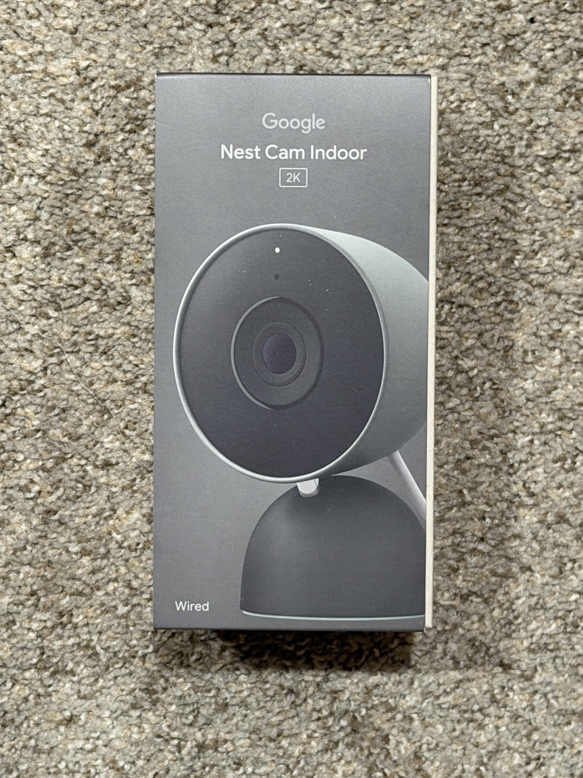 Google Nest Cam 2K Indoor Wired 3rd Gen Security Camera – Hazel