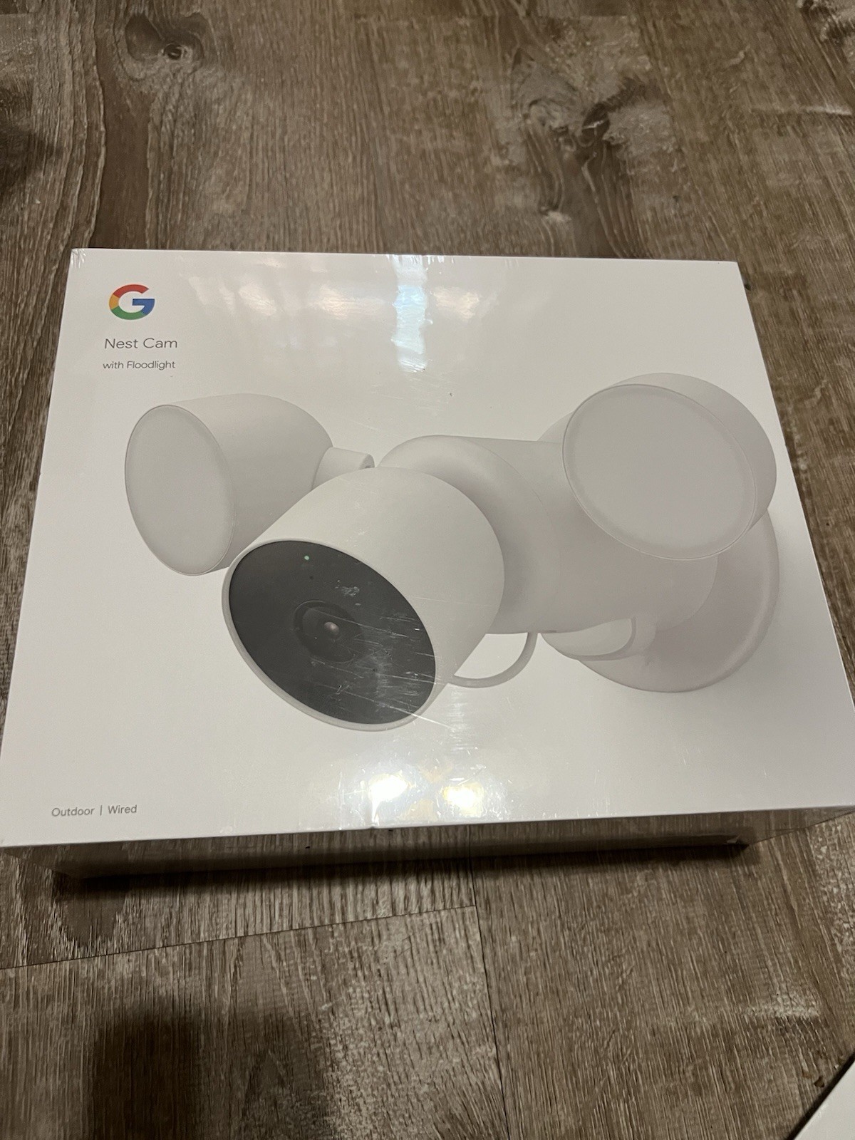 Google Nest Cam with Floodlight Outdoor Wired NEW SEALED Fast Free Shipping
