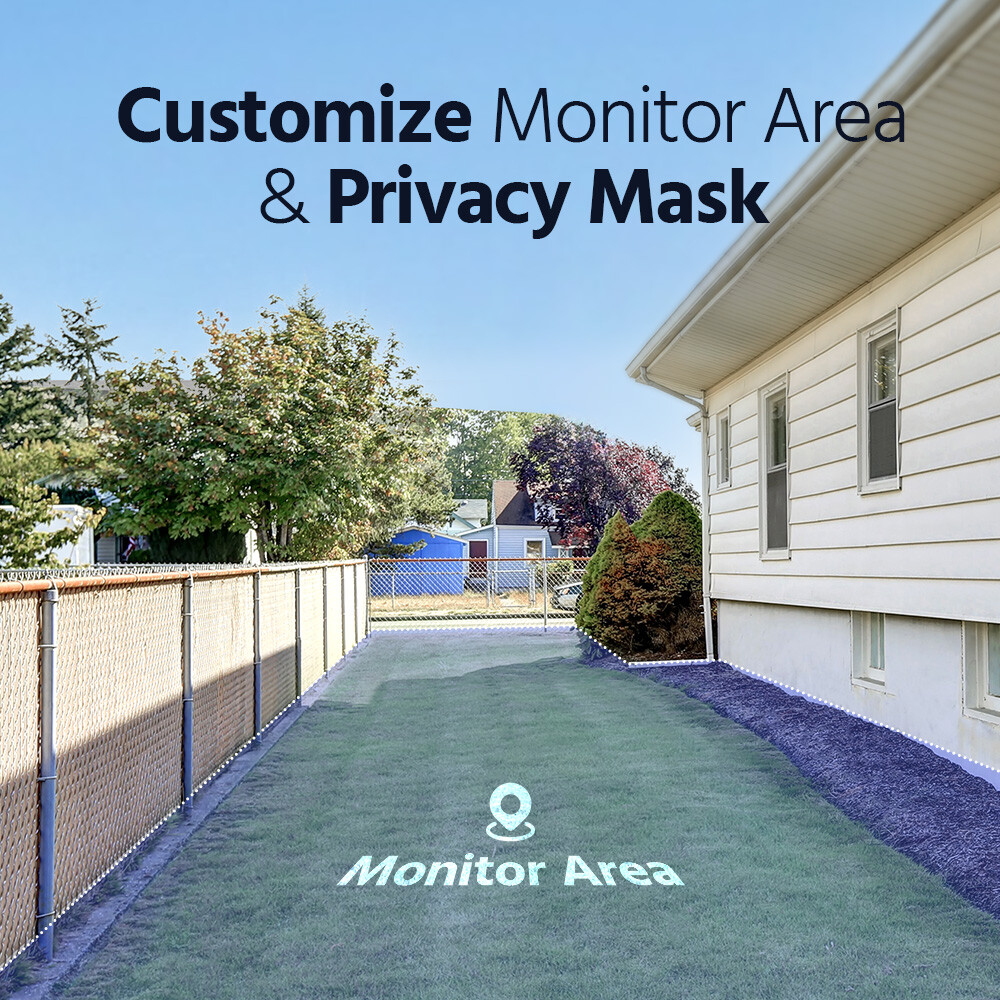 ANNKE Wireless 7″ Monitor 4MP PT Security Camera System Solar Battery 2 Way Talk
