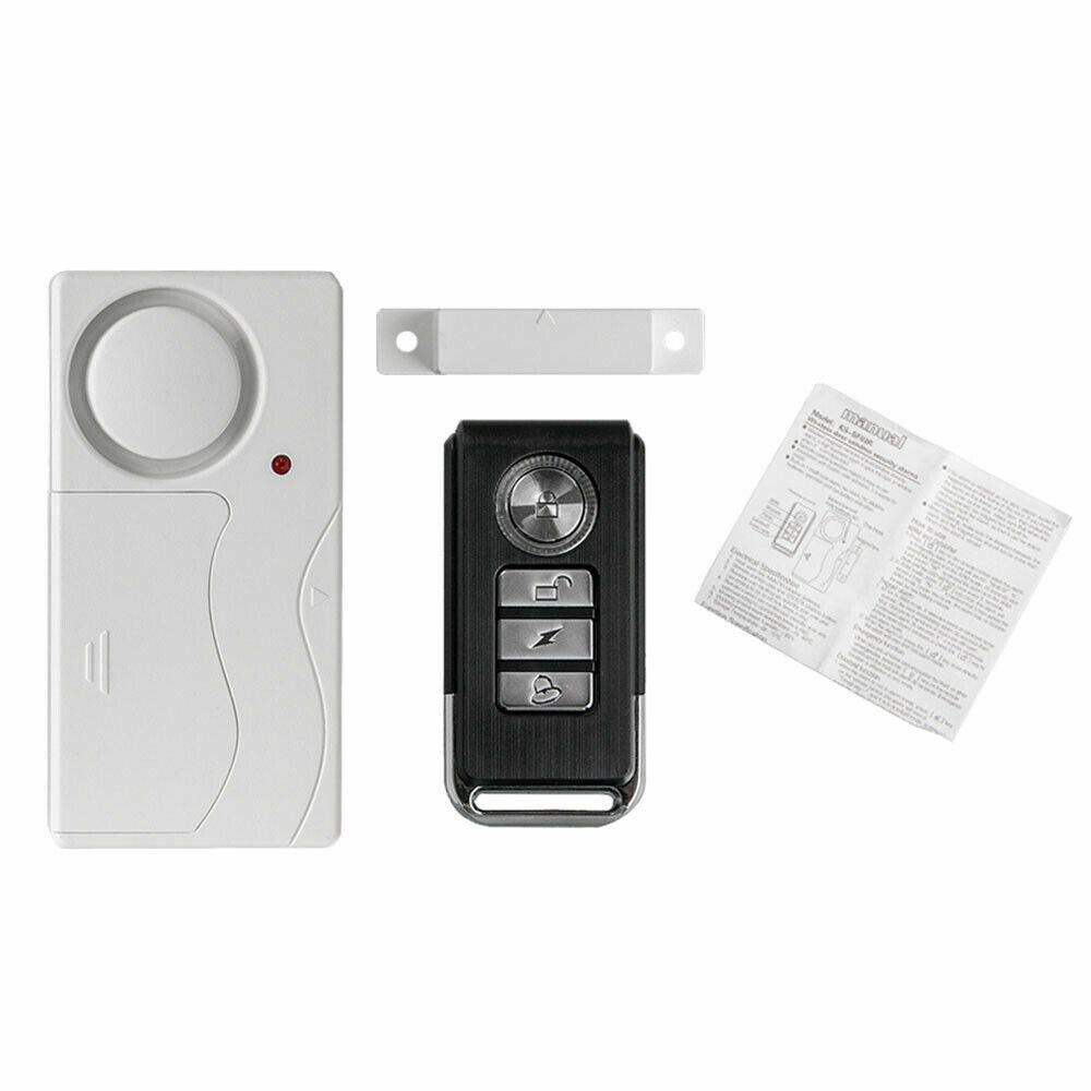 Dormitory Anti-theft 113dB Loud Horn Window Door Alarm Set w/ Magnetic 2 Sensors