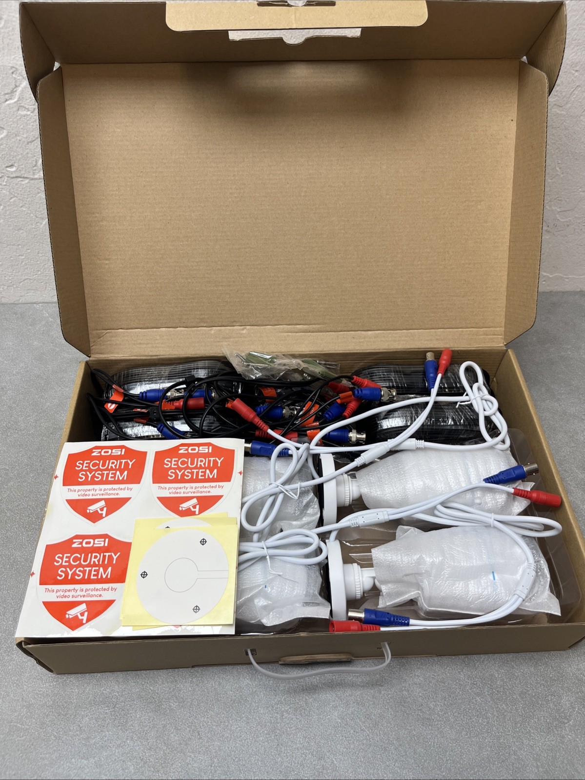 ZOSI 4AK-1062B-WS-US 4-Pack 1080p HD Wireless Security Cameras | New in Box