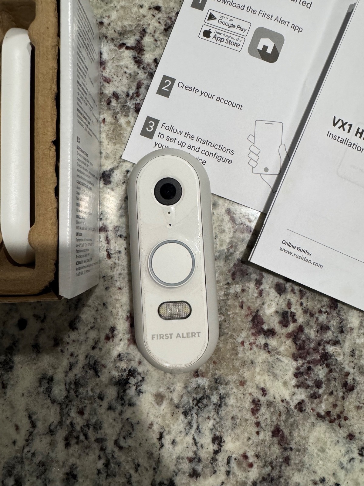Honeywell/First Alert VX1 HD Video Doorbell