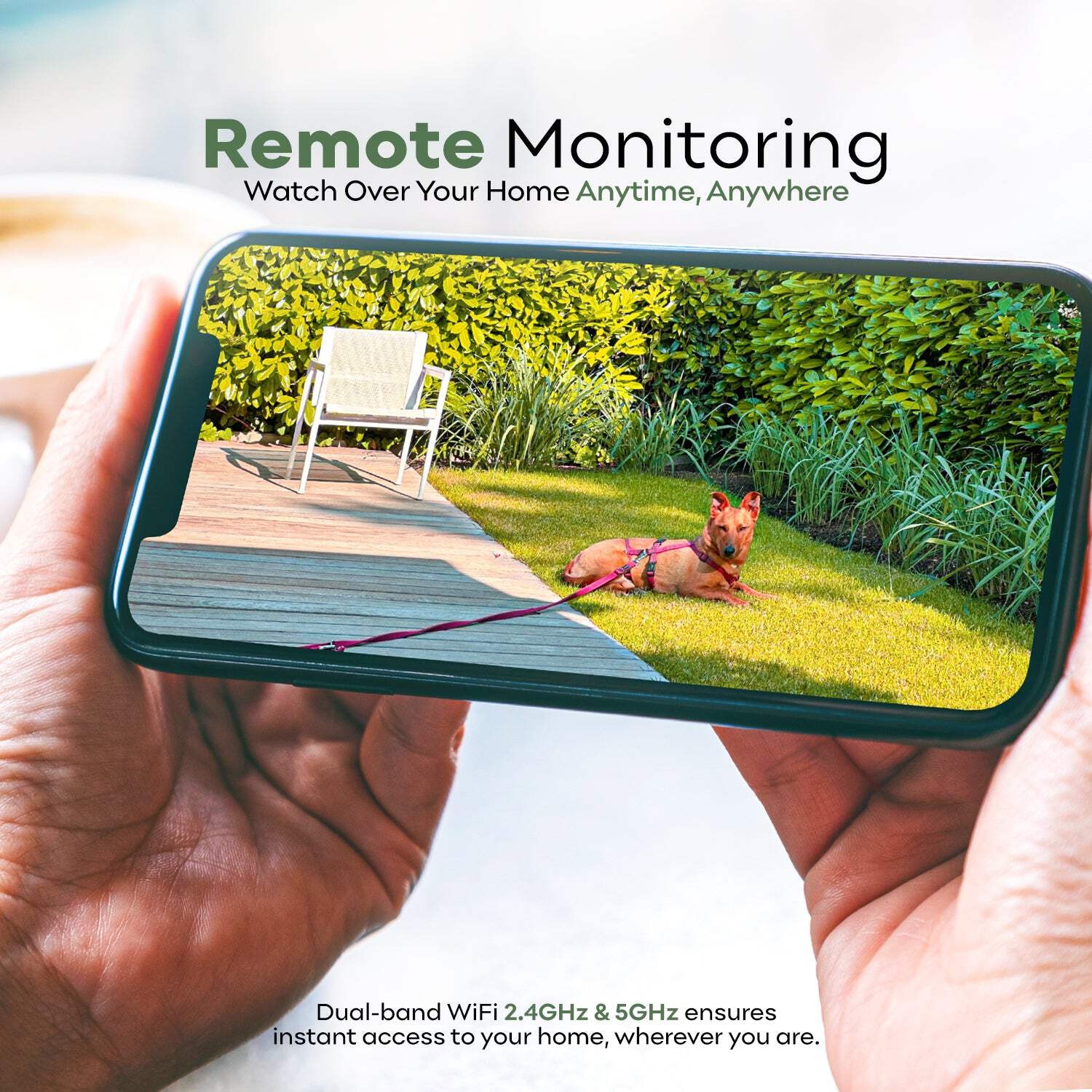 Adomii 2K Outdoor Camera Wireless for Home Security, Motion & Sound Alert