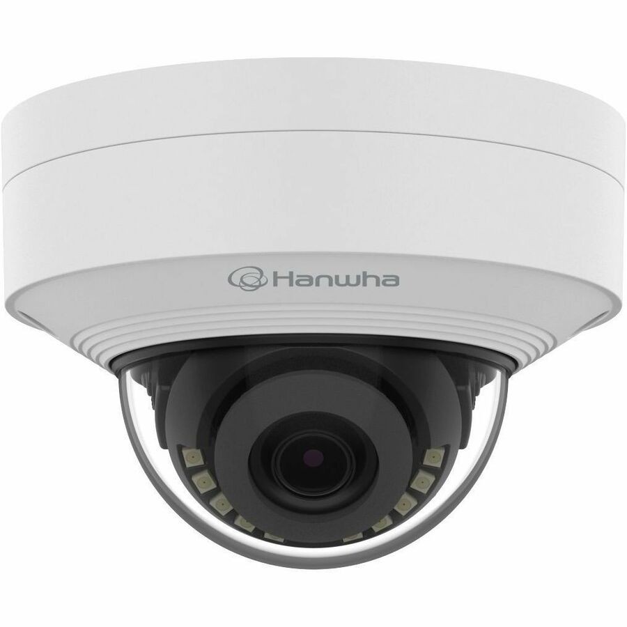 Wisenet QNVC9011R Q Mini Network Outdoor Dome Camera 4K 30fps White